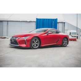 Накладки сплиттеры на пороги на Lexus LC 500